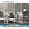 Luxrite 4 Inch LED Recessed Downlights 5 CCT Selectable 2700K-5000K 15W 1100LM Dimmable Black Trim 4-Pack LR24950 LR24956-4PK - alternate 7
